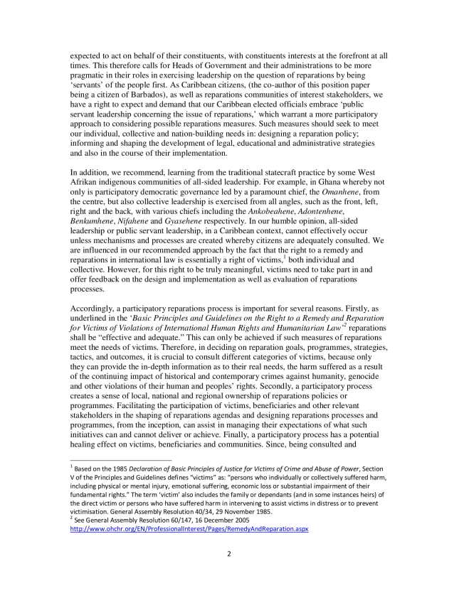 PARCOE CARICOM REPARATIONS POSITION PAPER-02
