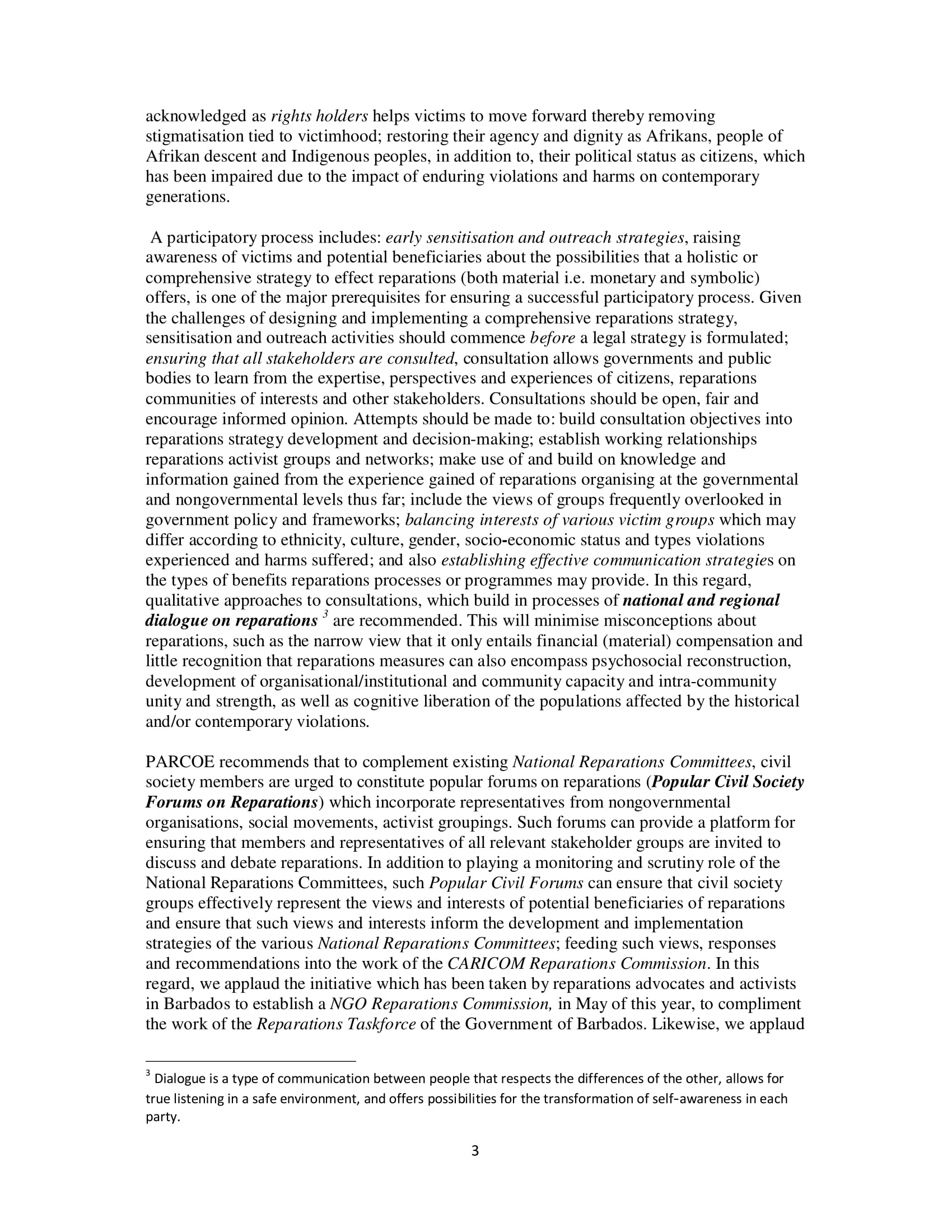 PARCOE CARICOM REPARATIONS POSITION PAPER-03