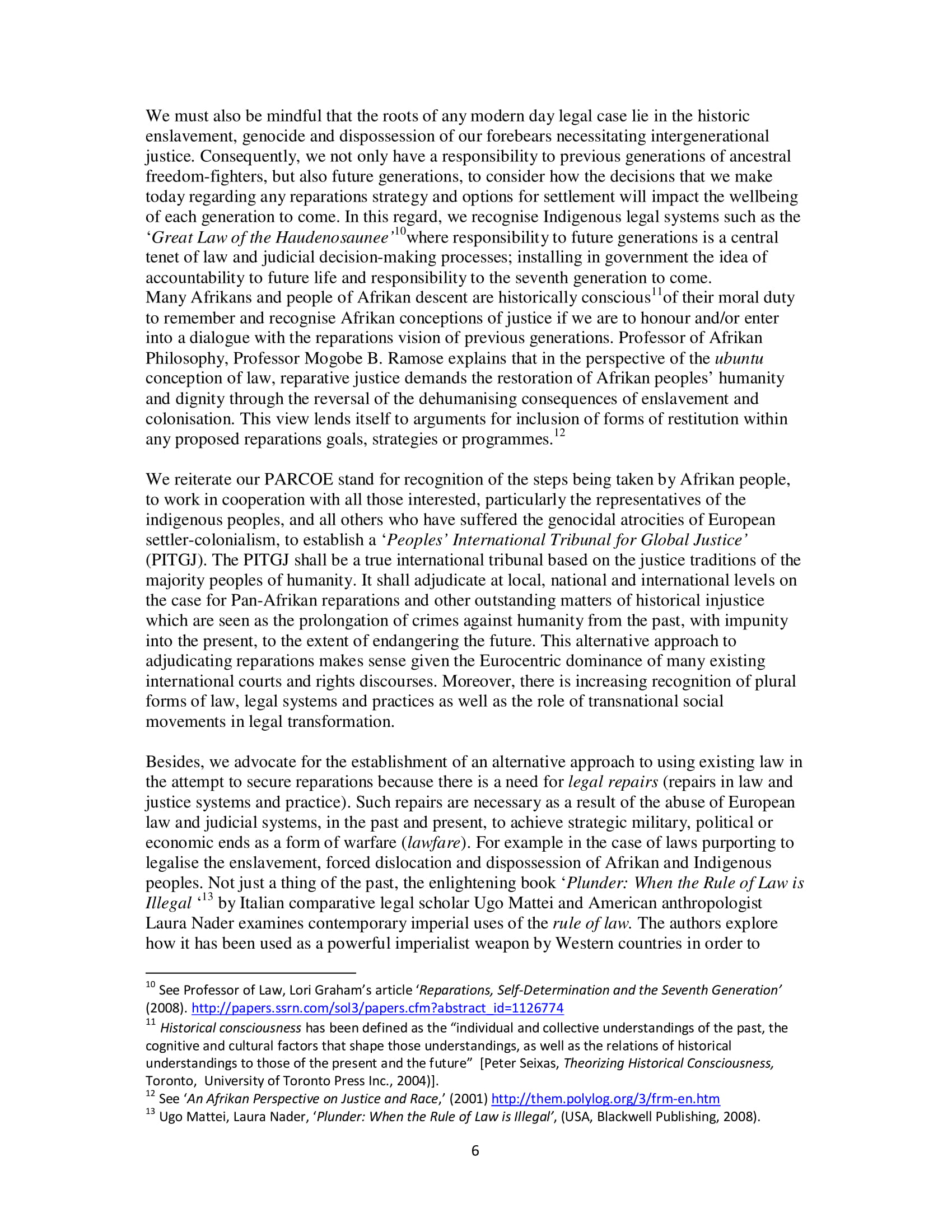 PARCOE CARICOM REPARATIONS POSITION PAPER-06