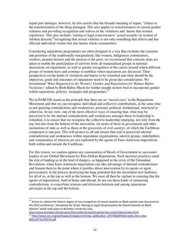 PARCOE CARICOM REPARATIONS POSITION PAPER-12