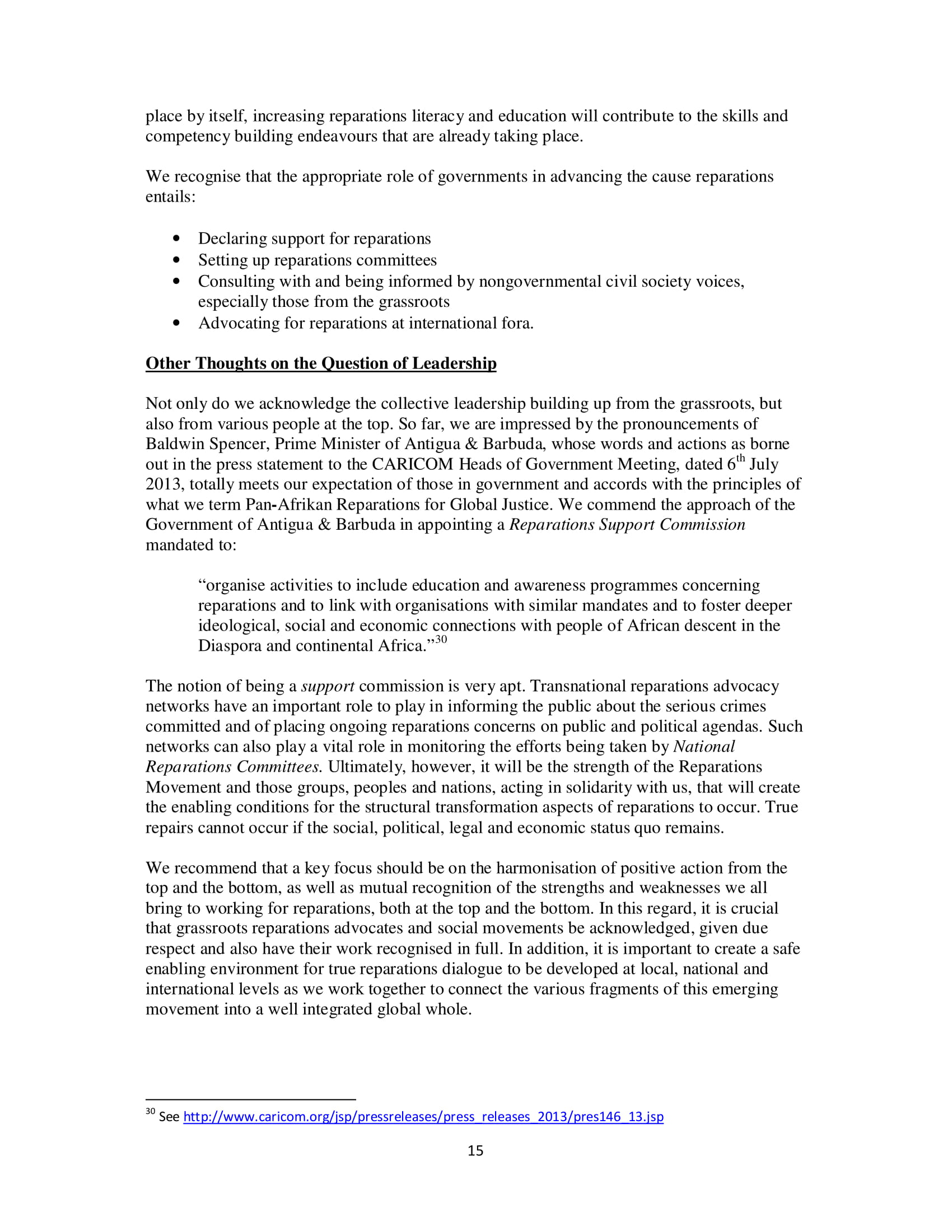 PARCOE CARICOM REPARATIONS POSITION PAPER-15
