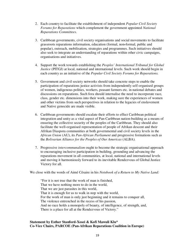 PARCOE CARICOM REPARATIONS POSITION PAPER-19