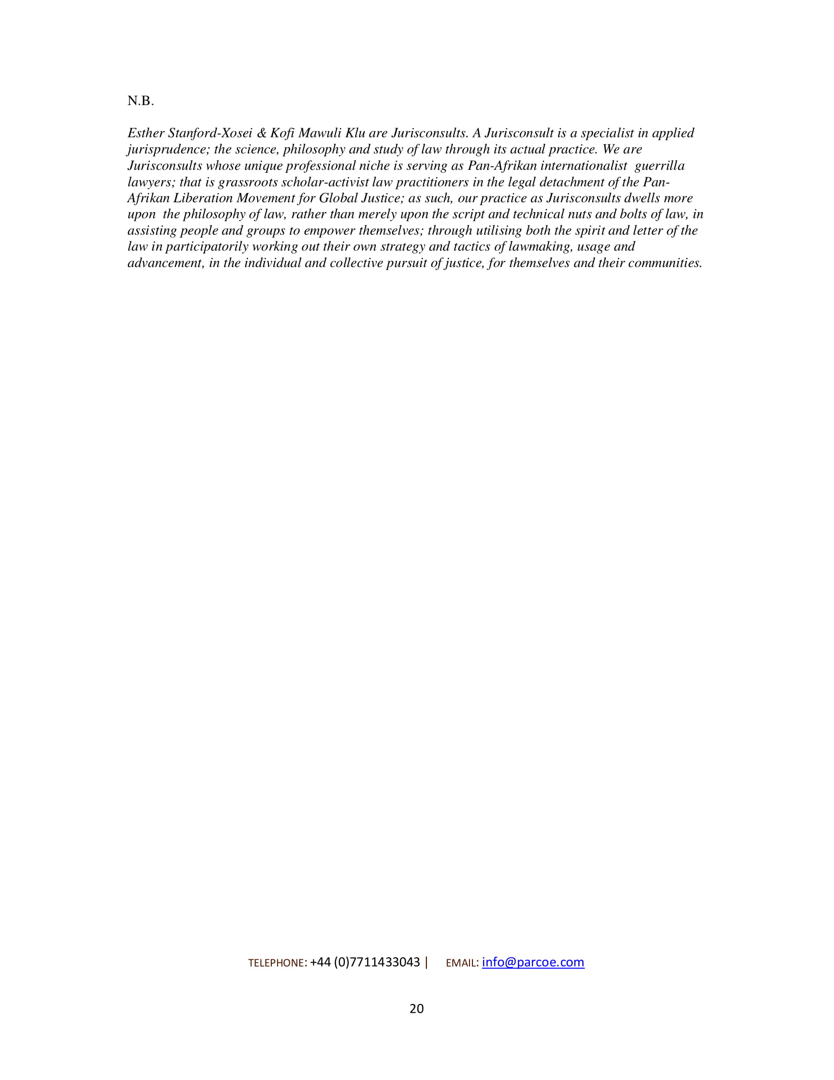 PARCOE CARICOM REPARATIONS POSITION PAPER-20