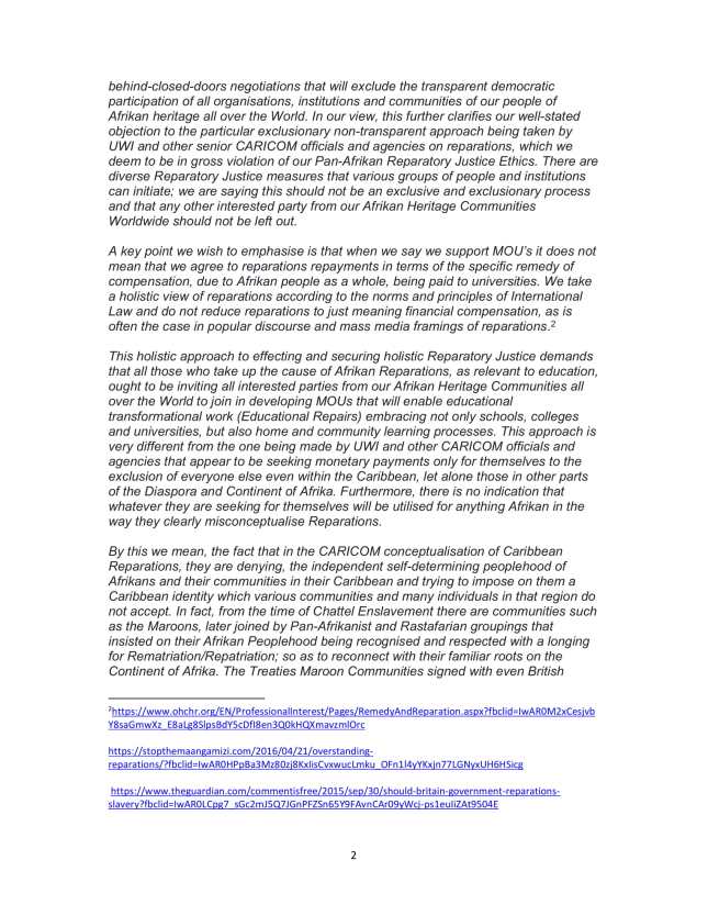 PARCOE FURTHER CLARIFIES POSITION STATEMENT 3RD DECEMBER 2018-2