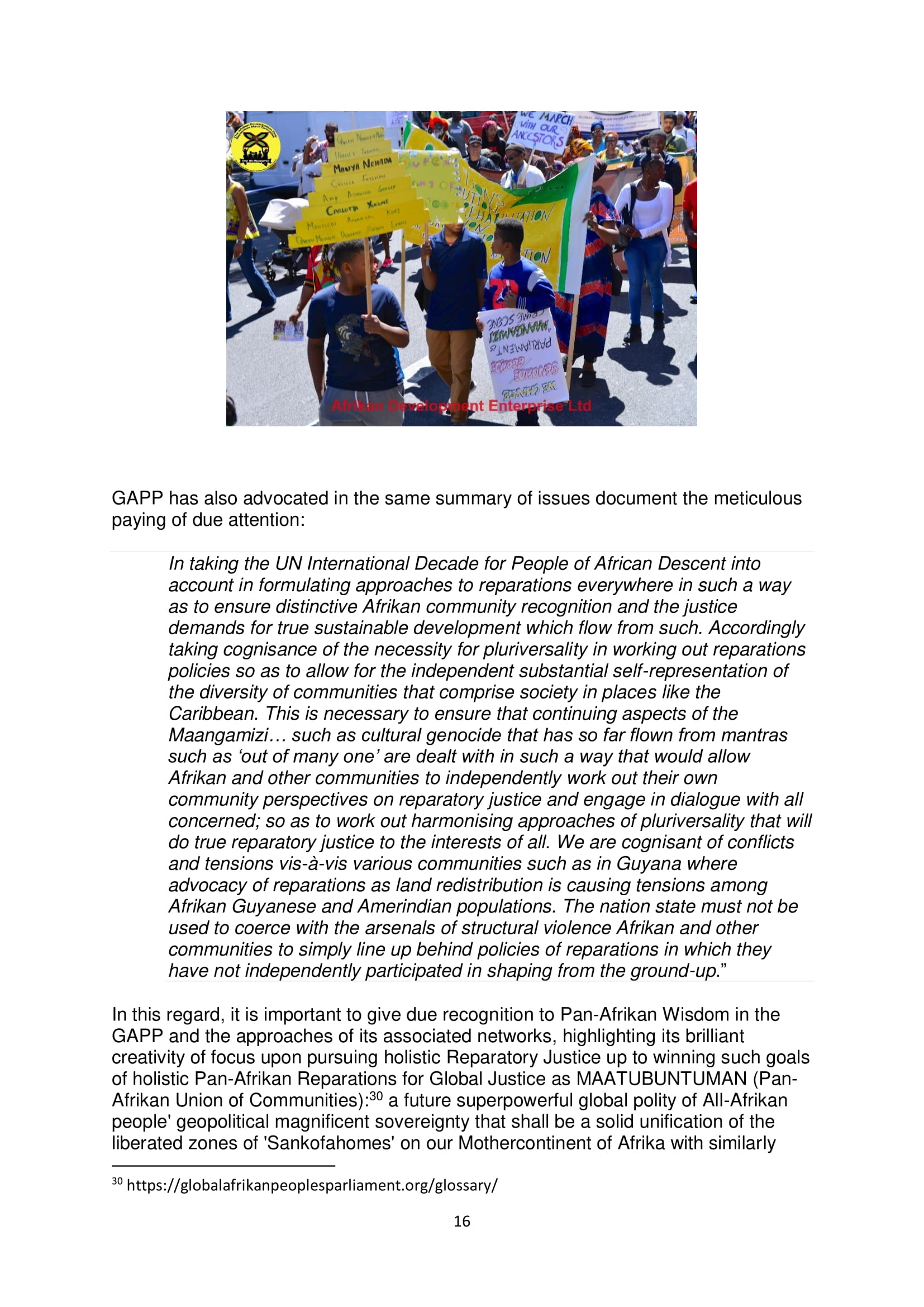 PARCOE POSITION STATEMENT UNIVERSITIES & REPARATIVE JUSTICE DEC 2018-16