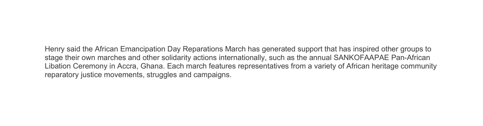 MIKE HENRY AFRIKAN EMANCIPATION DAY REPARATIONS MARCH-2 short
